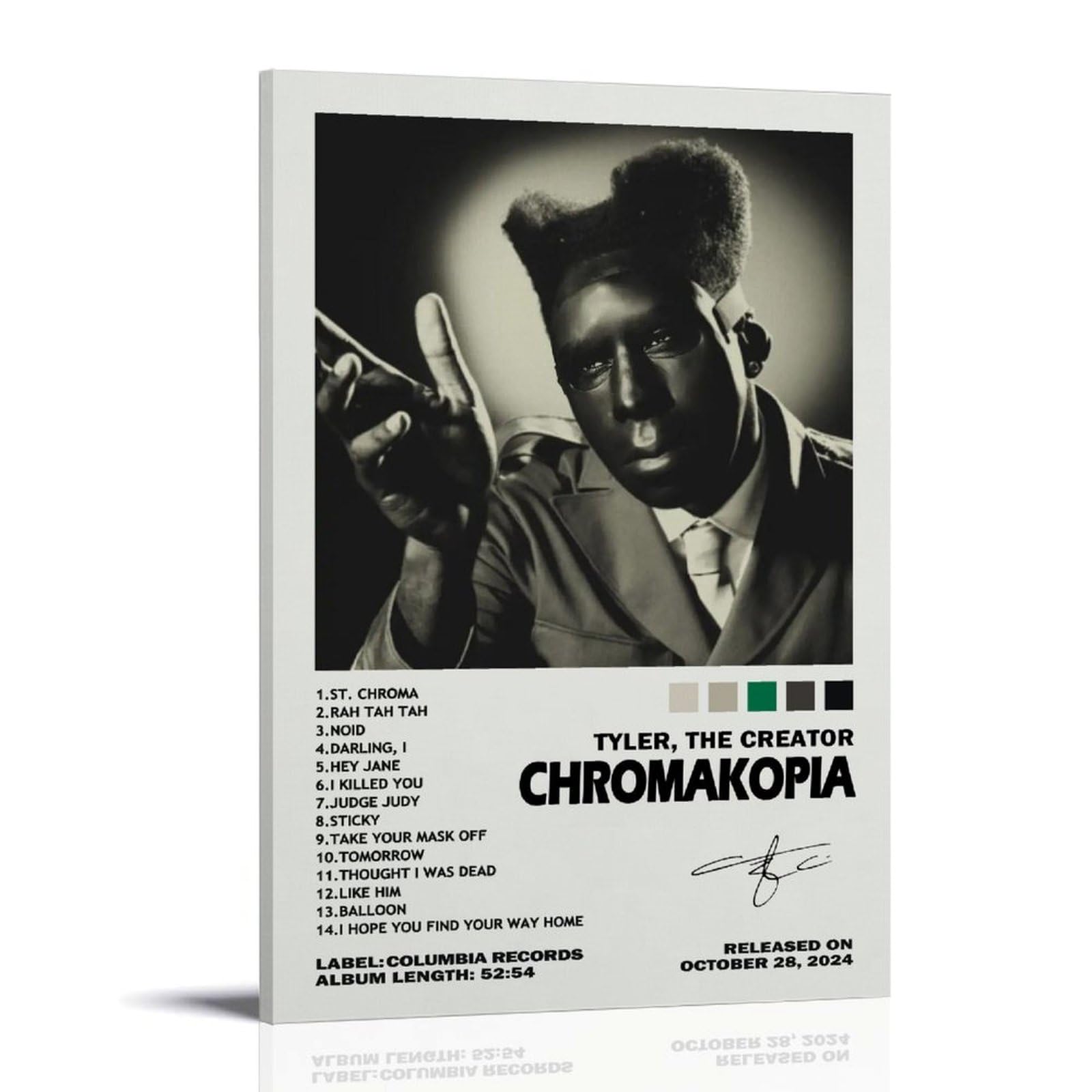 Luhaoli Tyler The Creator Poster Chromakopia Music Posters for